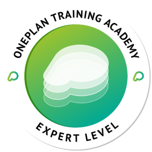 OnePlan Expert Level Badge